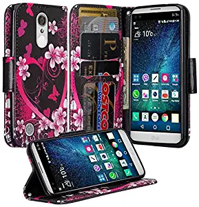 Best hot pink phone wallet for lg aristo