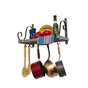 Best enclume ® bookshelf pot rack