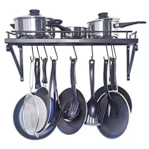Best install pot rack hanging island