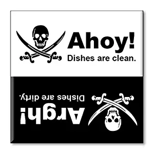 Best funny clean dirty dishwasher magnet