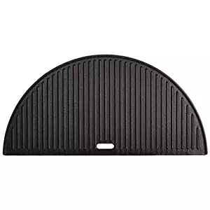 Best kamado joe half moon cast iron reversible griddle