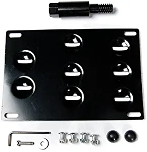 Best bmw front license plate bracket mount no-drill tow-hook
