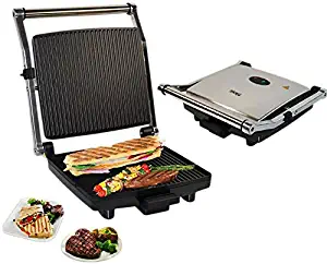 FACAI Grill Toaster Panini Machine Toast Steak Electric Oven Grilled Delicious Burgers and Grilled Meat Large Capacity Perfect for Toasted Cheese Snacks