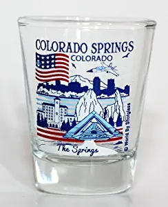 Colorado Springs Colorado Great American Cities Collection Shot Glass