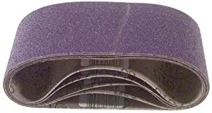 3M 81396 3-Inch x 18-Inch Purple Regalite Resin Bond 100 Grit Cloth Sanding Belt - 5 Pack