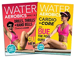 Cardio +Core Value-Pak Three DVD Disc Set: Water Aerobics w Sue, The Pool Guru