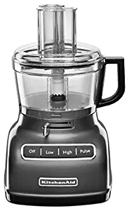 KitchenAid RKFP0722QG 7-Cup (CERTIFIED REFURBISHED) Food Processor with Exact Slice System - Liquid Graphite