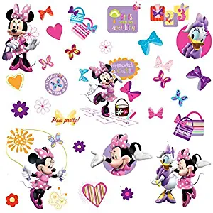 RoomMates Minnie Bow-Tique Peel and Stick Wall Decals - RMK1666SCS