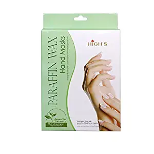 Home Spa Quick Heat Manicure Paraffin Wax Hand Mask Moisturizing Gloves, Green Tea