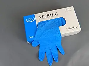 ESM Nitrile 5ml. Blue Powder Free 1box of 100p XL Size