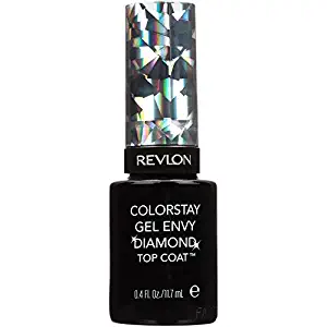 Revlon Color Stay Gel Envy Longwear Nail Enamel, Diamond Top Coat, 0.4 Fluid Ounce, 2 Count