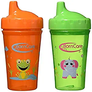 BornCare Non Spill Cup, 10 oz, 2 Piece