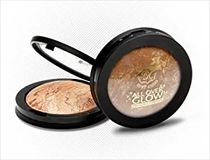 Ruby Kisses ALL OVER GLOW Bronzing Powder .32oz ABP01 LIGHT GLOW - 3pck with free nail file