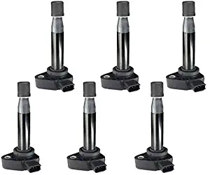 ENA Pack of 6 Ignition Coils compatible with Honda Accord Odyssey Acura MDX TL RL Vue 3.0L 3.2L 3.5L V6 30520P8EA01 30520P8FA01 30520RCAA02 90919-02247 UF242 C1221