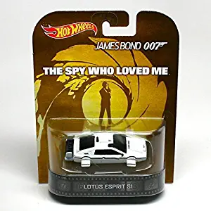 Lotus Epsrit S1 - The Spy Who Loved Me / James Bond 007 - Hot Wheels 2013 Retro Entertainment Series Die Cast Vehicle