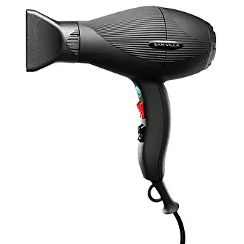 Sam Villa Professional Light Dryer, Black Matte Soft Touch