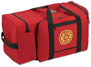 Ergodyne Arsenal 5005P Large Polyester Firefighter Rescue Turnout Fire Gear Bag with Shoulder Strap and Helmet Pocket