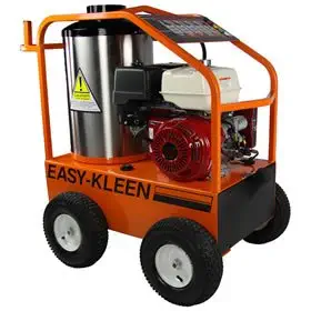 Easy-Kleen EZO4035G-H-GP-12 Commercial Hot Water Gas-Oil Fired Pressure Washer, 3.5 GPM, 4000 psi, 13 hp Honda, Direct Drive, Electric Start, Orange