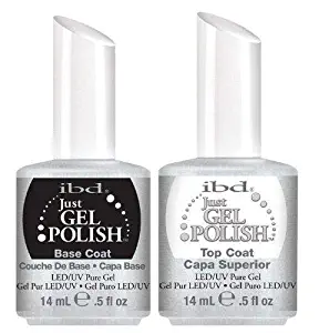 IBD just Gel uv/led Gel Polish - TOP + BASE 2 x 14ml - New Genuine by HealthMarket