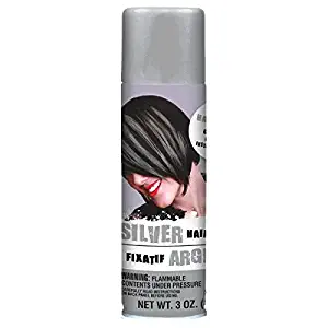 Amscan Hair Spray, Party Accessory, Silver