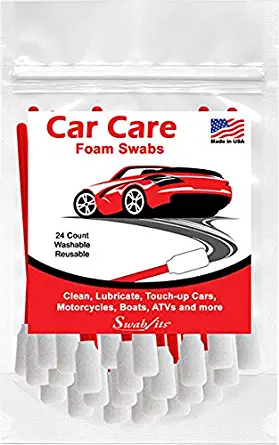 Swab-its 24-Piece Package of Auto Detailing Car Care Foam Swabs: 87-7904