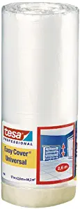 Tesa Easy Cover 4368 04368-00007-01 Premium Masking Tape with Cover Sheeting 17 m x 2,600 mm