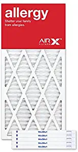 AIRx Filters 14x30x1 Air Filter MERV 11 Pleated HVAC AC Furnace Air Filter, Allergy 6-Pack, Made in the USA