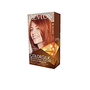 Revlon U-HC-2441 ColorSilk Beautiful Color no.45 Bright Auburn by Revlon for Unisex - 1 Application Hair Color