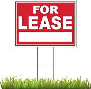 DGdirect.com for Lease Yard Sign 24" x 18"