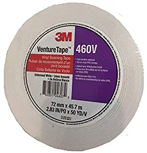 3M Venture Tape 2.83" x 50 yard White Vinyl Tape - 460V