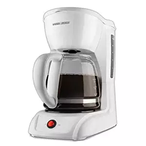 Black & Decker CM1200W 12-Cup Switch Coffeemaker, White