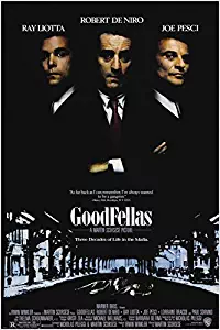 GOODFELLAS classic movie poster ITALIAN MAFIA murder corruption PRIZED 24X36 (reproduction, not an original)