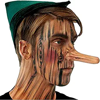 Woochie Classic Latex Noses - Professional Quality Halloween Costume Makeup - Pinocchio