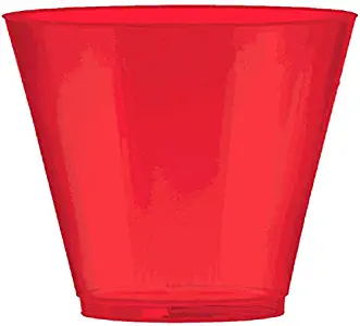 Apple Red Plastic Cup Big Party Pack, 9 Oz., 72 Ct.