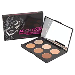 Australis AC on Tour Contour Highlight Palette Kit Makeup - Medium Complexion