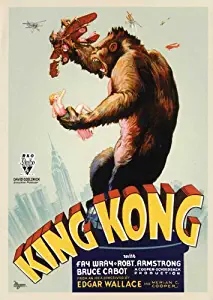 Pop Culture Graphics King Kong Poster Movie D 27x40 Fay Wray Bruce Cabot Robert Armstrong