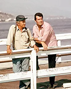 Erthstore 11x14 inch Fine Art Print of Rockford Files Poster James Garner Noah Beery On Paradise Cove Pier Malibu