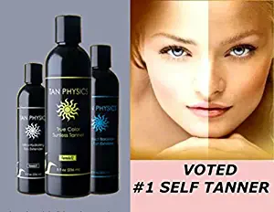 Tan Physics Pre-Tan Exfoliator, True Color Sunless Tanner, & Ultra-Hydrating Tan Extender Bundle