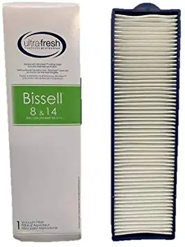 Ultra Fresh 2 Pack Replacement Hepa Filters for Bissell Style 8 & 14. Replaces Parts# 2036608, 3091, 203-6608