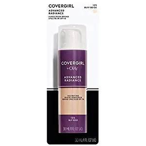 CoverGirl Advanced Radiance Age, Defying Makeup, Buff Beige (125), 2 Pack