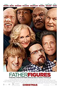 FATHER FIGURES (2017) Original Authentic Movie Poster 27x40 - Double - Sided - Ed Helms - Owen Wilson - JK Simmons - Terry Bradshaw - Matt Williams - Ling Rhames - Glenn Close