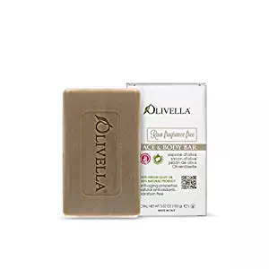 Olivella Face and Body Soap,Raw fragrance free, All-natural 100 Percent Virgin Olive Oil From Italy, 3.52-oz Bars (Pack of 12) by Olivella