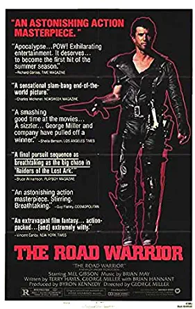 Mad Max 2: The Road Warrior - Authentic Original 27x40 Folded Movie Poster