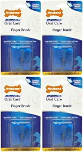 Nylabone Advanced Oral Care Finger Brush 8ct (4 x 2ct)