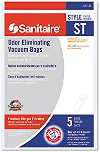 Electrolux Sanitaire Eureka Disposable Bags for Sc600 and Sc800 Series Vacuums, 5/Pack