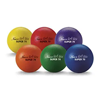 MAC-T PE07211 "Soft Skin" 2-1/2 in. Diameter Extra Durable Foam Ball, Super 70, All Grade Levels (Set of 6)