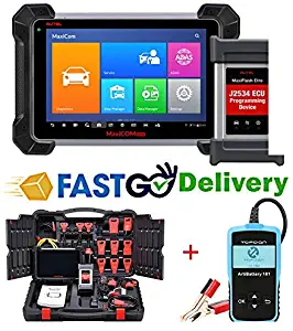 Autel Maxisys Pro MK908P, Top OBD2 Diagnostic Scanner with J2534 Reprogramming, ECU Coding, Active Test, 30+ Service Functions, Same as Maxisys Elite, MS908P, Free Car Battery Tester AB101 is Given