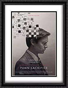 Pawn Sacrifice 28x36 Double Matted Large Large Black Ornate Framed Movie Poster Art Print