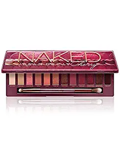Urban Decay Naked Cherry Eye Pallet (12x0.038 Eyeshadow + Double Ended Smudger/Tapered Crease Brush)