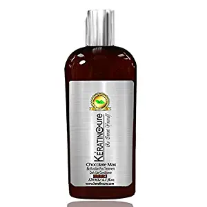 Keratin Cure Chocolate Hair Conditioner Argan Oil Sulfate Free Treatment for Dry and Damaged Hair Silk Proteins & Keratin All Hair Types Women & Men Beards & Teens, Kids Safe Color Treated 4oz